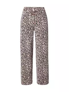 Тканевые брюки TOPSHOP Loose fit Pants, цвет brown/light brown