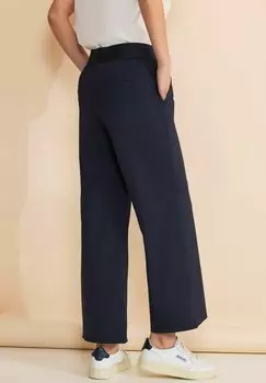 Тканевые брюки Travelware Loose Fit Street One, синие