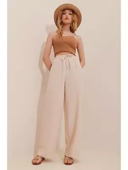 Тканевые брюки Trend Alacati, бежевый