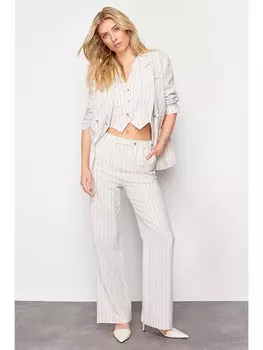 Тканевые брюки trendyol, песочный