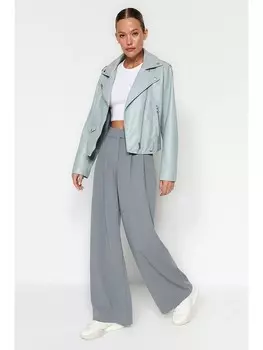 Тканевые брюки trendyol, серый