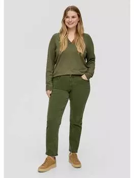 Тканевые брюки TRIANGLE, оливковый