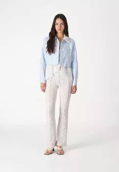 Тканевые брюки TROUSERS Gina Tricot, кремовый