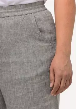 Тканевые брюки Ulla Popken, серо-пятнистый