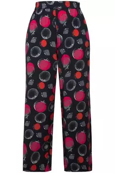 Тканевые брюки Ulla Popken Wide leg Pants, морской синий