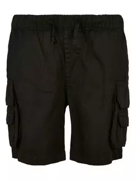 Тканевые брюки Urban Classics Cargo Shorts, черный