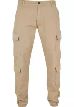 Тканевые брюки URBAN CLASSICS " Urban Classics Men's Double Cargo Twill Jogging Pants" (1 шт.), цвет Warmsand