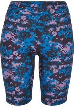 Тканевые брюки URBAN CLASSICS " Urban Classics Women's Ladies High Waist Camo Tech Cycle Shorts" (1 шт.), фиолетовый