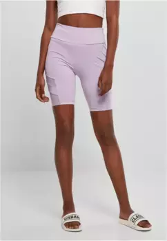 Тканевые брюки URBAN CLASSICS " Urban Classics Women's Ladies High Waist Tech Mesh Cycle Shorts" (1 шт.), цвет Lilac
