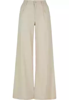 Тканевые брюки URBAN CLASSICS " Urban Classics Women's Ladies High Lines Mix Wide Leg Pants" (1 шт.), цвет Softseagrass