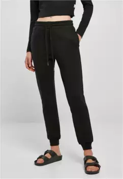 Тканевые брюки URBAN CLASSICS " Urban Classics Women's Ladies Organic Slim Sweat Pants" (1 шт.), черный