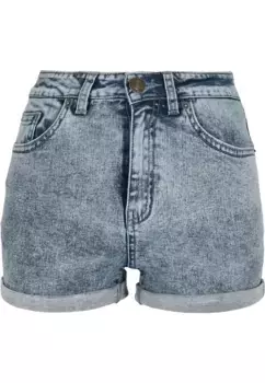 Тканевые брюки URBAN CLASSICS " Urban Classics Women's Ladies 5 Pocket Shorts" (1 шт.), голубой