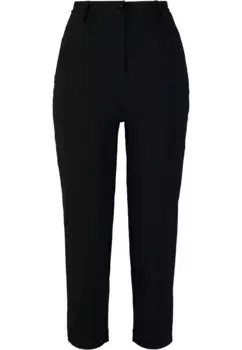 Тканевые брюки URBAN CLASSICS " Urban Classics Women's Ladies High Waist Cropped Pants" (1 шт.), черный
