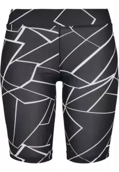 Тканевые брюки URBAN CLASSICS " Urban Classics Women's Ladies AOP Cycle Shorts" (1 шт.), черный
