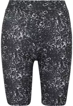 Тканевые брюки URBAN CLASSICS " Urban Classics Women's Ladies AOP Cycle Shorts 2-Pack" (1 шт.), черно-белый