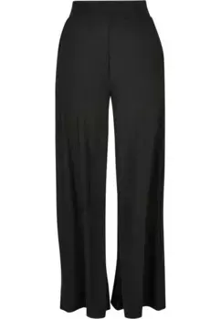 Тканевые брюки URBAN CLASSICS " Urban Classics Women's Ladies Rib Jersey Wide Leg Pants" (1 шт.), черный