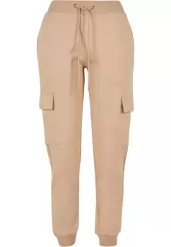 Тканевые брюки URBAN CLASSICS " Urban Classics Women's Ladies Cargo Sweat Pants" (1 шт.), бежевый