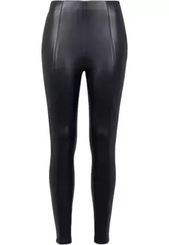 Тканевые брюки URBAN CLASSICS " Urban Classics Women's Ladies Faux Leather Skinny Pants" (1 шт.), черный