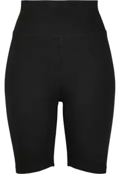 Тканевые брюки URBAN CLASSICS " Urban Classics Women's Ladies Cycle Shorts с высокой талией" (1 шт.), черный