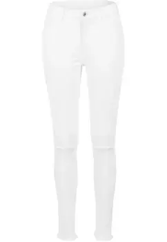 Тканевые брюки URBAN CLASSICS " Urban Classics Women's Ladies Cut Knee Pants" (1 шт.), белый
