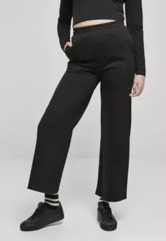 Тканевые брюки URBAN CLASSICS " Urban Classics Women's Ladies Straight Pin Tuck Sweat Pants" (1 шт.), черный