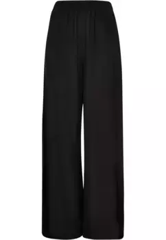 Тканевые брюки URBAN CLASSICS " Urban Classics Women's Ladies Wide Leg Viscose Pants" (1 шт.), черный