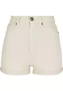 Тканевые брюки URBAN CLASSICS " Urban Classics Women's Ladies 5 Pocket Shorts" (1 шт.), белый