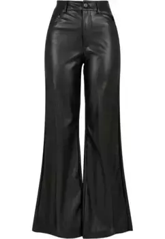 Тканевые брюки URBAN CLASSICS " Urban Classics Women's Ladies Wide Leg Pants" (1 шт.), черный