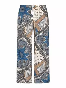 Тканевые брюки usha FESTIVAL, цвет blue multicolor