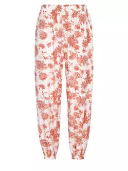 Тканевые брюки usha FESTIVAL, цвет white orange