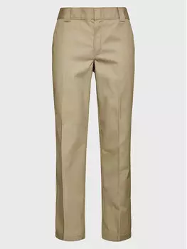 Тканевые брюки узкого кроя Dickies, бежевый