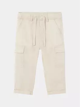 Тканевые брюки узкого кроя Mayoral, бежевый