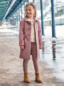 Тканевые брюки узкого кроя Mayoral, розовый