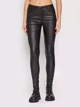 Тканевые брюки узкого кроя Vero Moda, черный