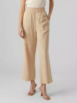 Тканевые брюки Vero Moda, бежевый