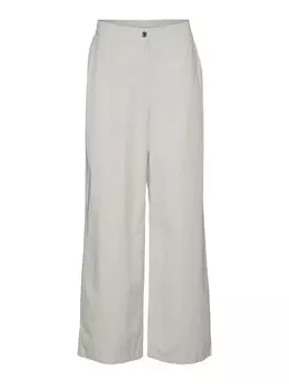 Тканевые брюки VERO MODA Loose fit Pants VMChris, бежевый