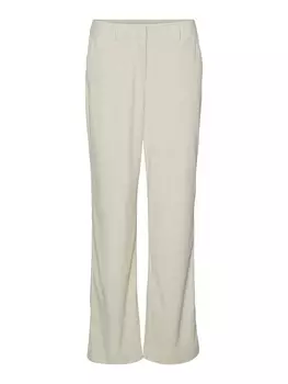 Тканевые брюки VERO MODA Loose fit Pants NORA, светло-серый