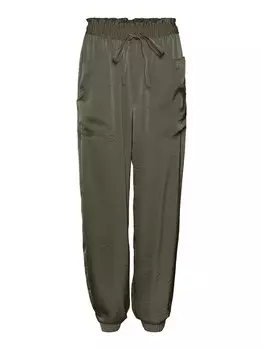Тканевые брюки VERO MODA Loose fit Pants, хаки