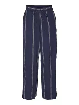 Тканевые брюки VERO MODA Regular Pants HERDIS, темно-синий
