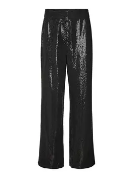 Тканевые брюки VERO MODA Regular Pants Lexi, черный