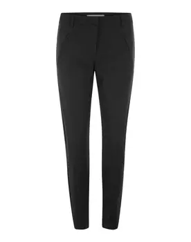 Тканевые брюки VERO MODA Tapered Pants VICTORIA, черный