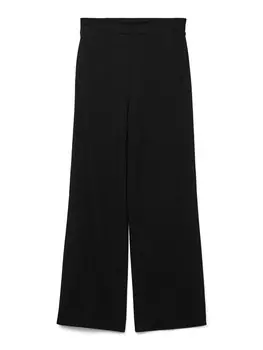 Тканевые брюки VERO MODA Wide leg Pants VMLAVA, черный