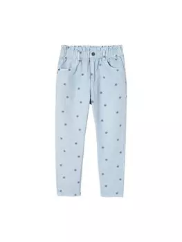 Тканевые брюки vertbaudet, голубой