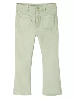 Тканевые брюки vertbaudet, зеленый