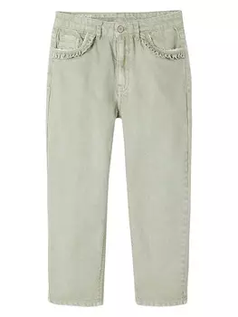 Тканевые брюки vertbaudet, зеленый