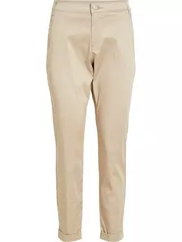 Тканевые брюки Vila Chino, бежевый