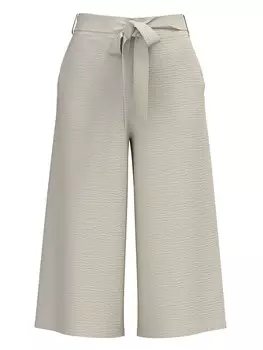 Тканевые брюки Vila Culotte, кремовый