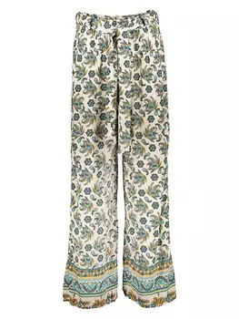 Тканевые брюки Vila, цвет creme/hellblau