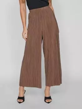 Тканевые брюки Vila, коричневый