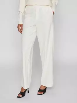 Тканевые брюки Vila, кремовый